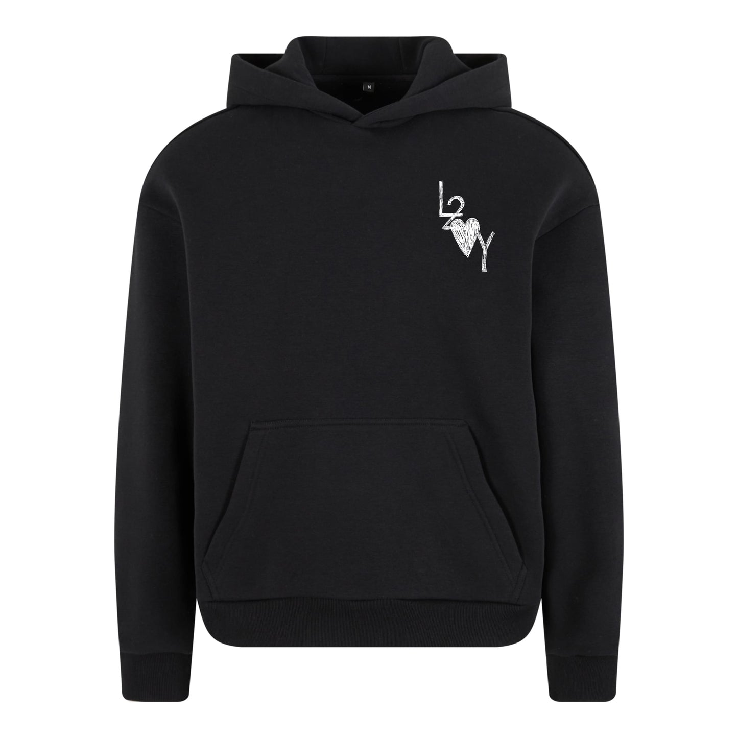 Fluffy Hoodie Basic schwarz