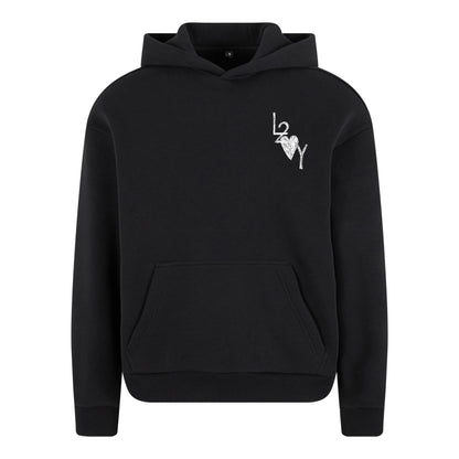 Fluffy Hoodie Basic schwarz