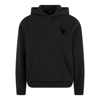Fluffy Hoodie Basic schwarz