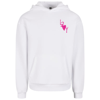 Fluffy Hoodie Basic weiß
