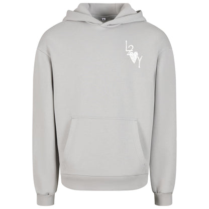 Fluffy Hoodie Basic lightasphalt