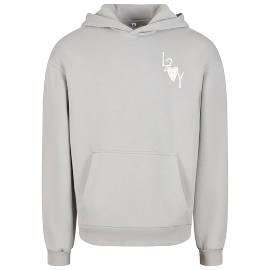 Fluffy Hoodie Basic lightasphalt