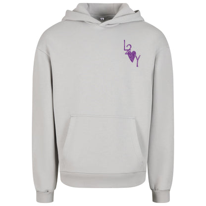 Fluffy Hoodie Basic lightasphalt