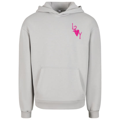 Fluffy Hoodie Basic lightasphalt