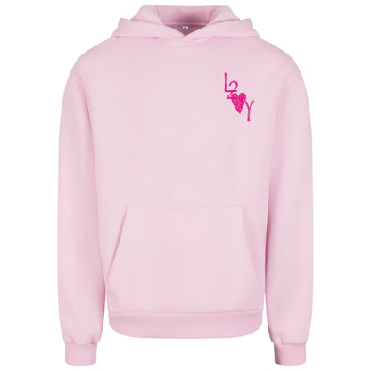 Fluffy Hoodie Basic pink