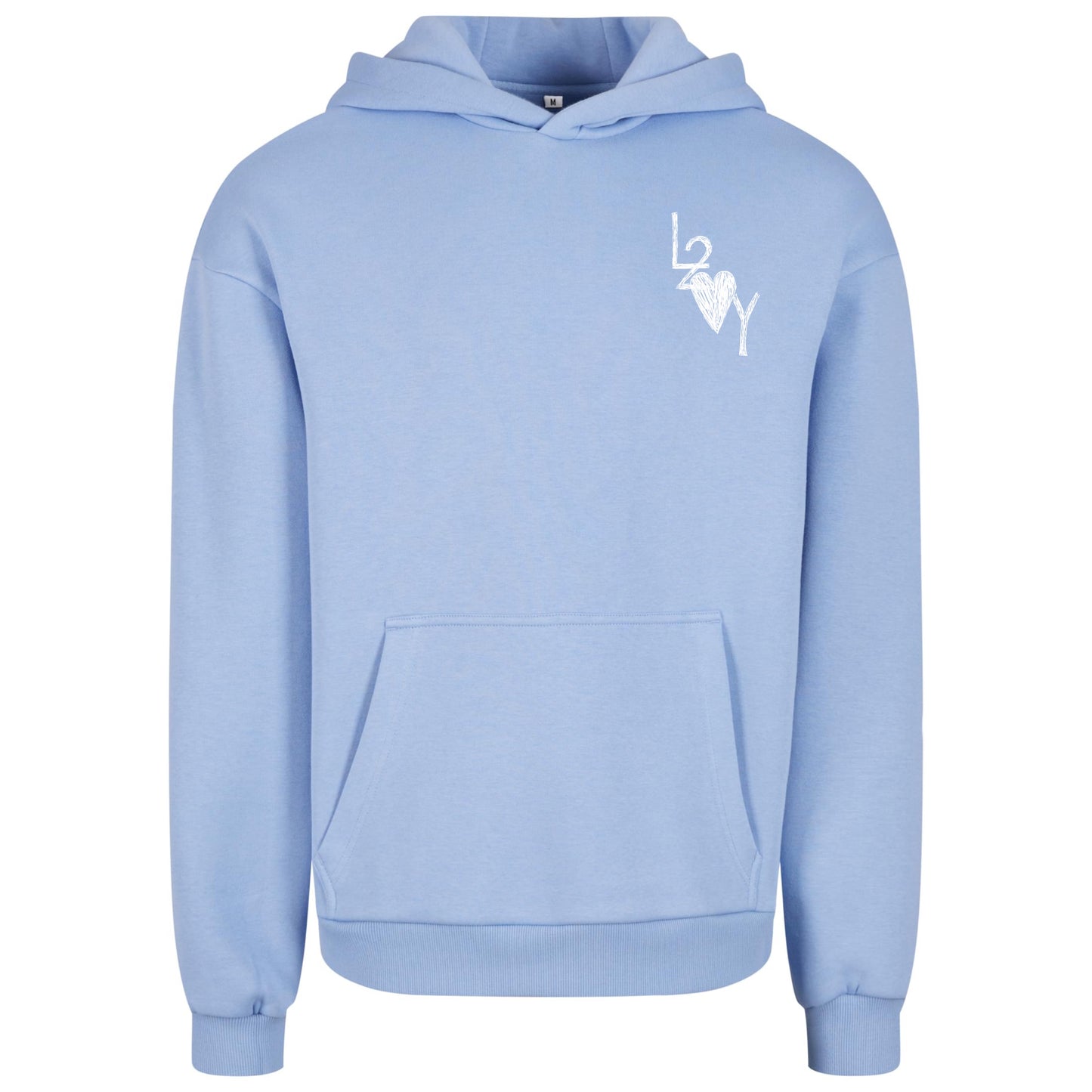 Fluffy Hoodie Basic blau
