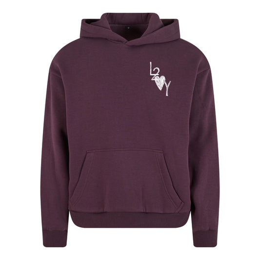 Fluffy Hoodie Basic lila