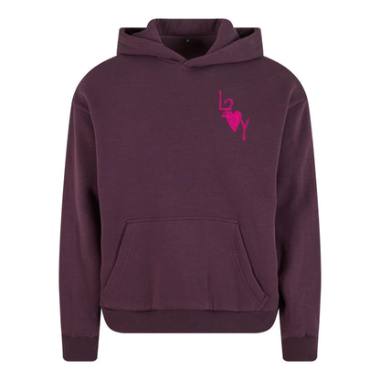 Fluffy Hoodie Basic lila