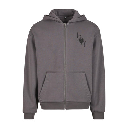 Fluffy Zip Hoodie Basic magnet