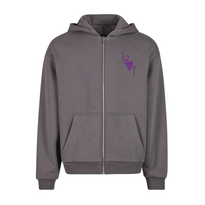 Fluffy Zip Hoodie Basic magnet