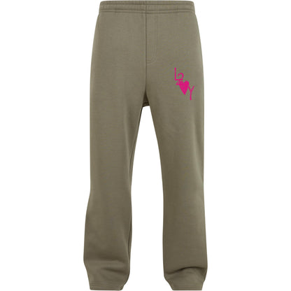Fluffy Trackpant Basic olive