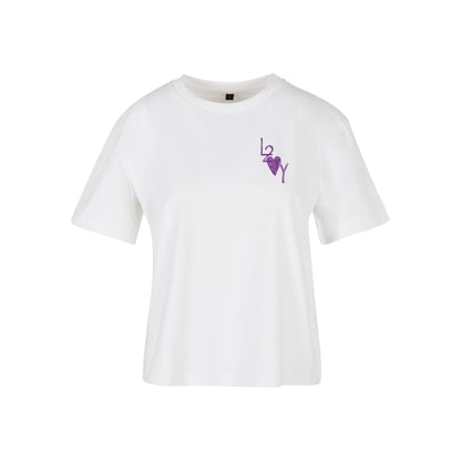 Damen Shirt Basic weiß