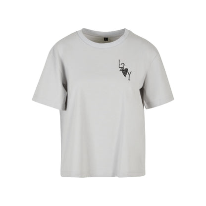 Damen Shirt Basic lightasphalt